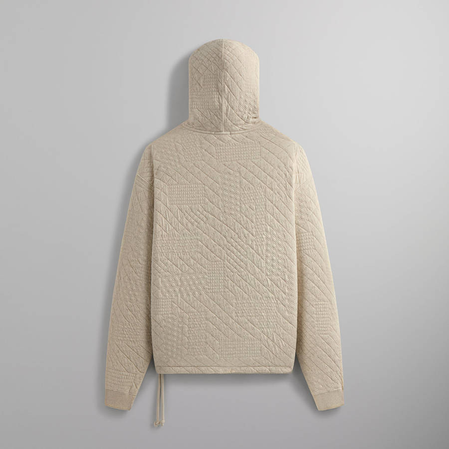 White Men Kith Mixed Stitch Interlock Williams III Hoodie | 8041-AGVEF