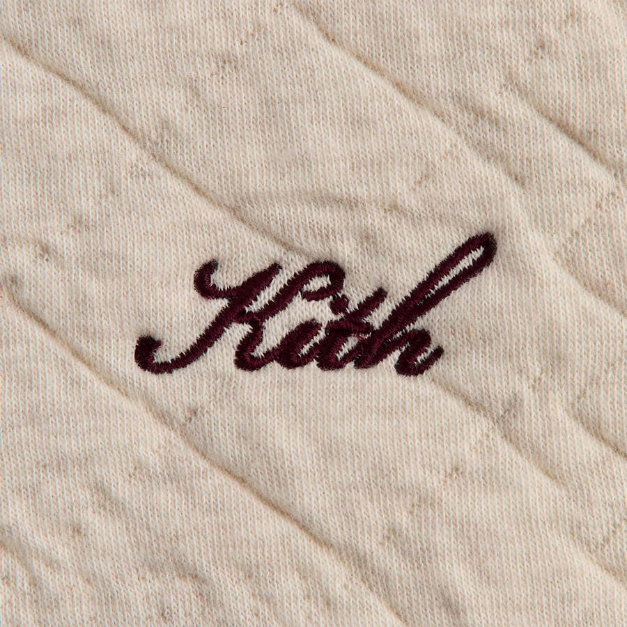 White Men Kith Mixed Stitch Interlock Williams III Hoodie | 8041-AGVEF