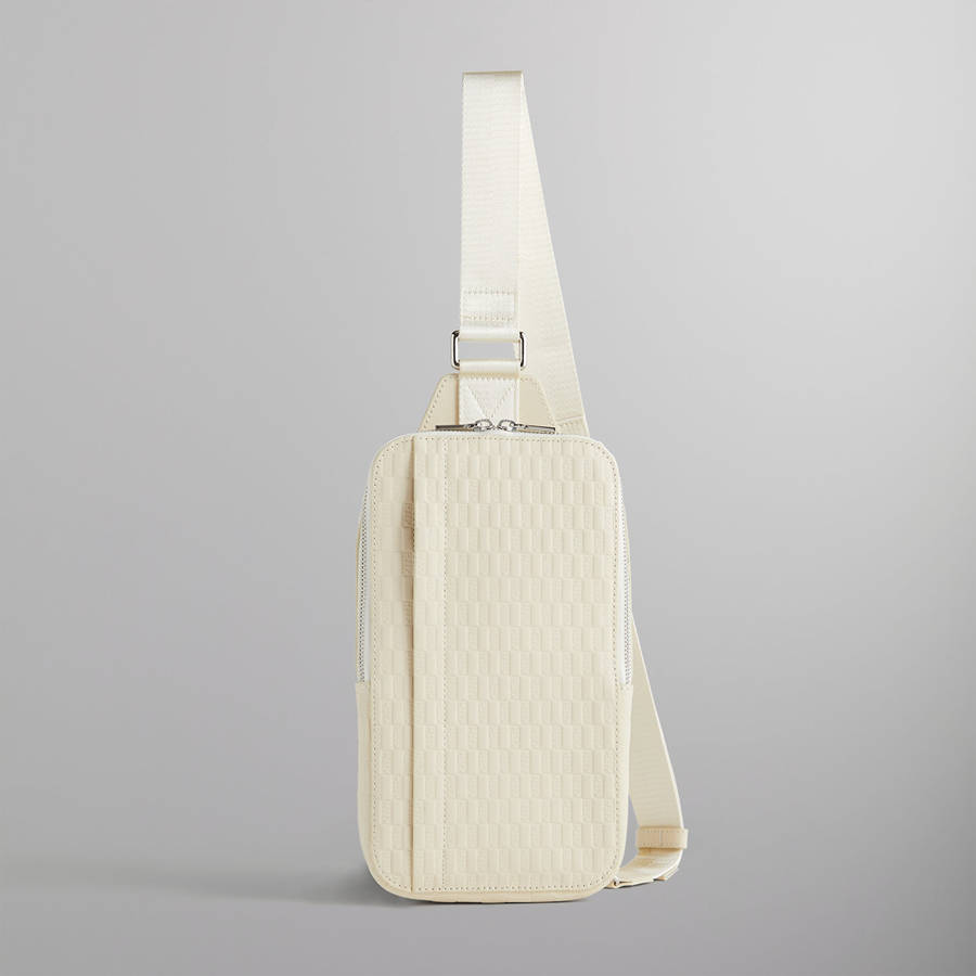 White Men Kith Monogram Leather Stagg Crossbody Bags | 4813-XTYGU
