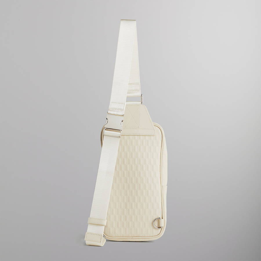 White Men Kith Monogram Leather Stagg Crossbody Bags | 4813-XTYGU