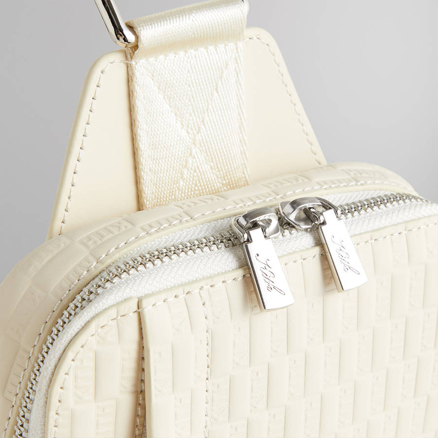 White Men Kith Monogram Leather Stagg Crossbody Bags | 4813-XTYGU