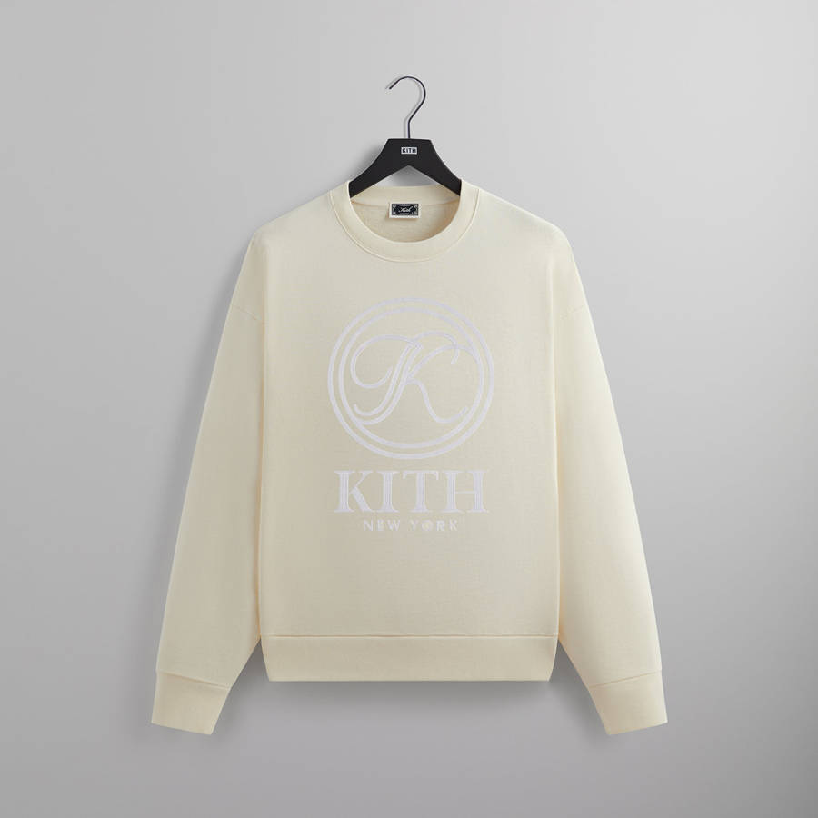 White Men Kith Nelson Crewneck Sweatshirts | 0751-VTZGI
