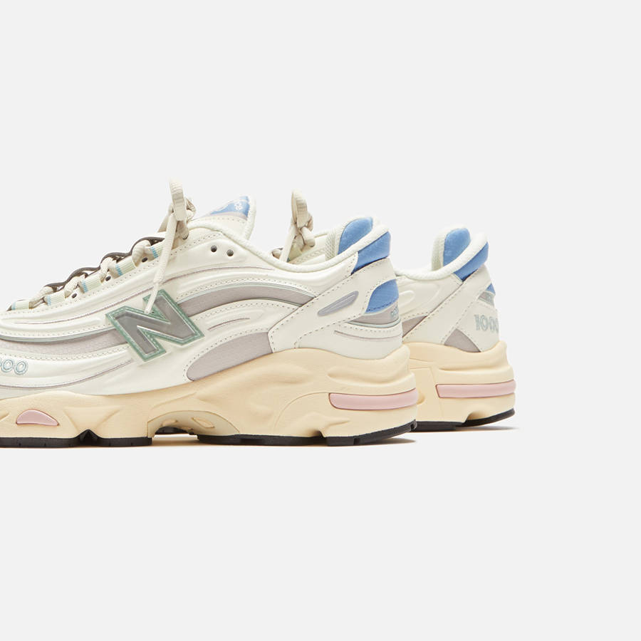 White Men Kith New Balance M1000 Sneakers | 6324-WIUNH