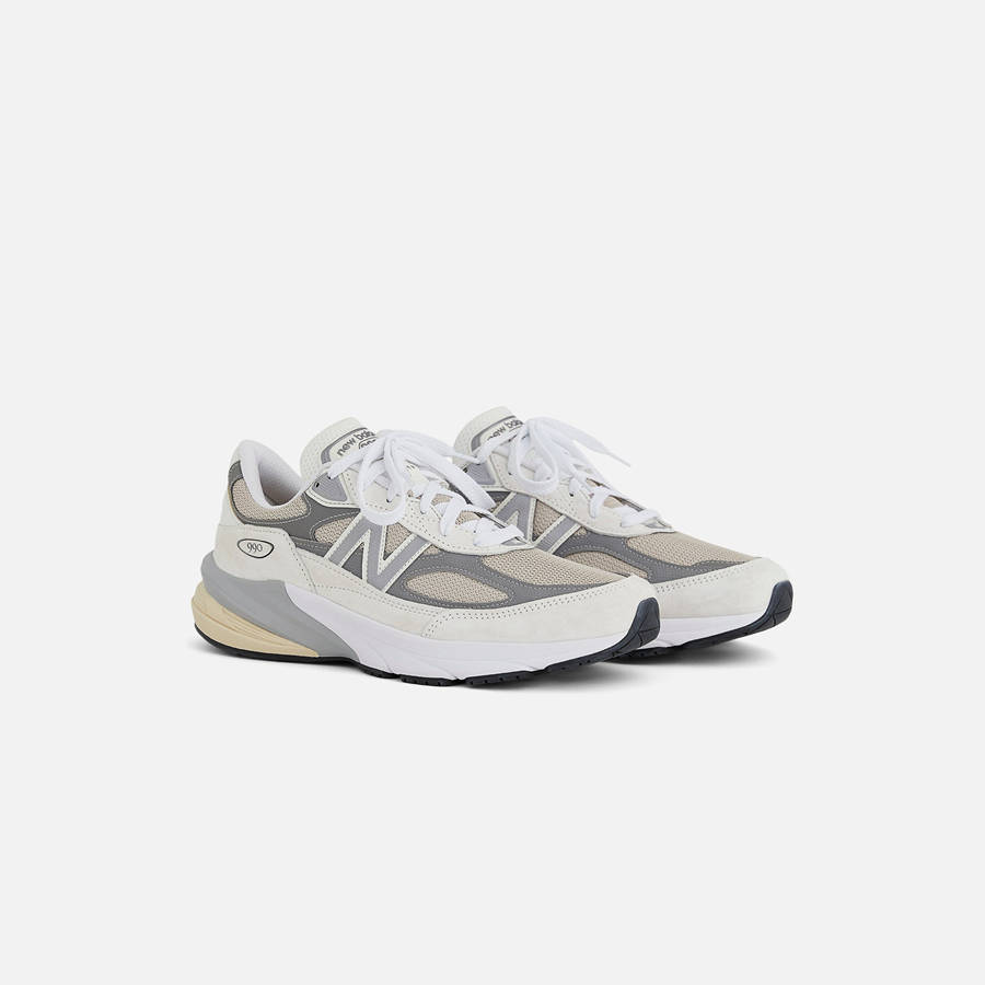 White Men Kith New Balance Made in USA 990v6 Sneakers | 1938-QMAKW