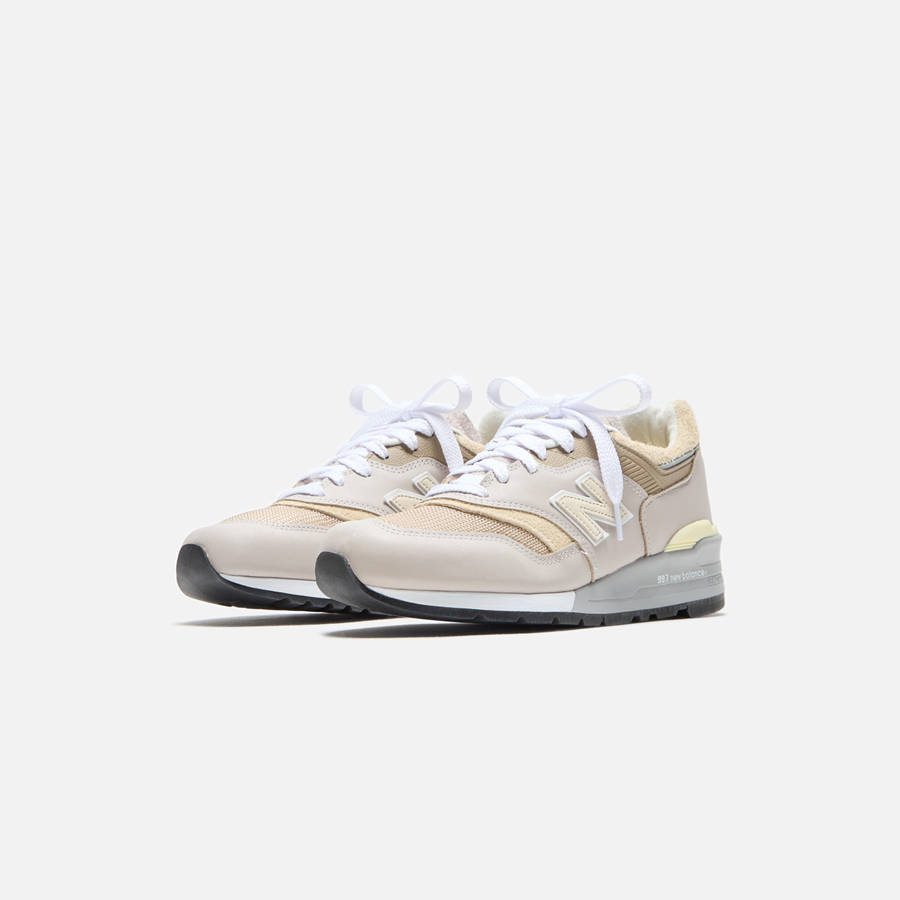 White Men Kith New Balance Made in USA 997 Sneakers | 5416-XWOKJ