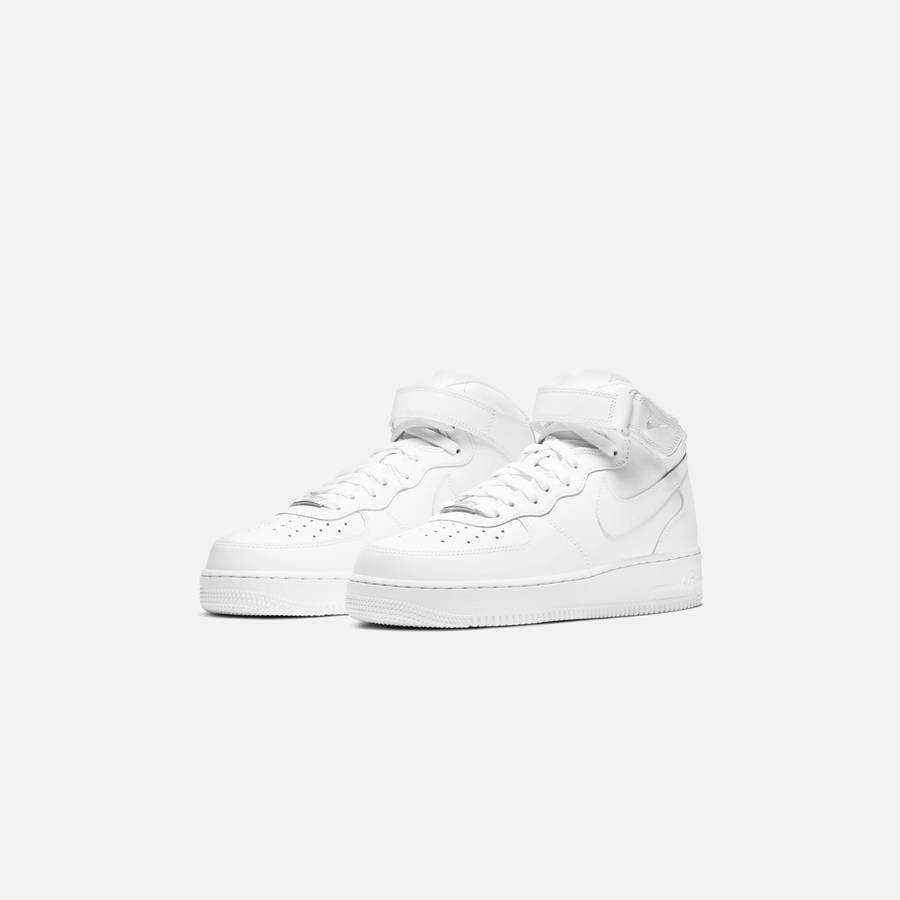 White Men Kith Nike Air Force 1 Mid `07 Sneakers | 7402-QAZER
