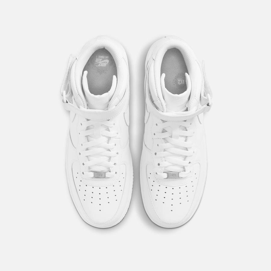 White Men Kith Nike Air Force 1 Mid `07 Sneakers | 7402-QAZER