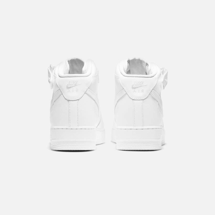 White Men Kith Nike Air Force 1 Mid `07 Sneakers | 7402-QAZER