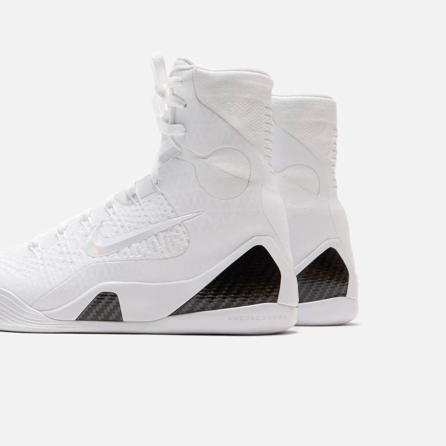 White Men Kith Nike Kobe 9 Elite High Protro Sneakers | 1247-RHXBK