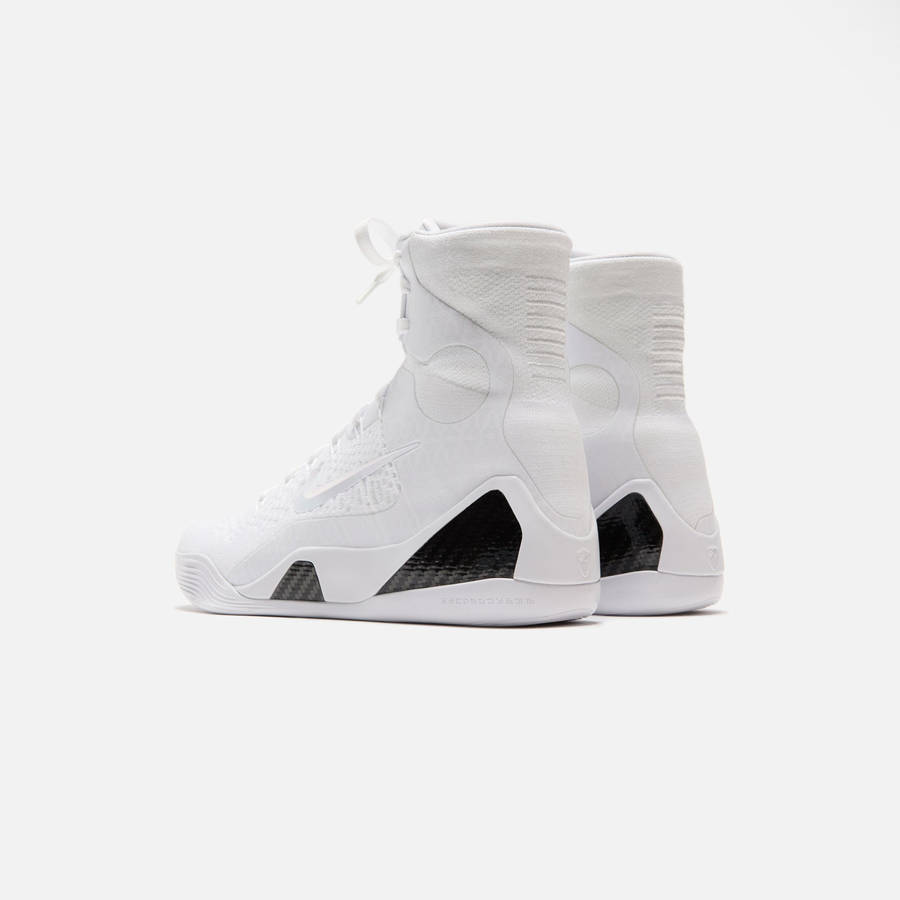 White Men Kith Nike Kobe 9 Elite High Protro Sneakers | 1247-RHXBK