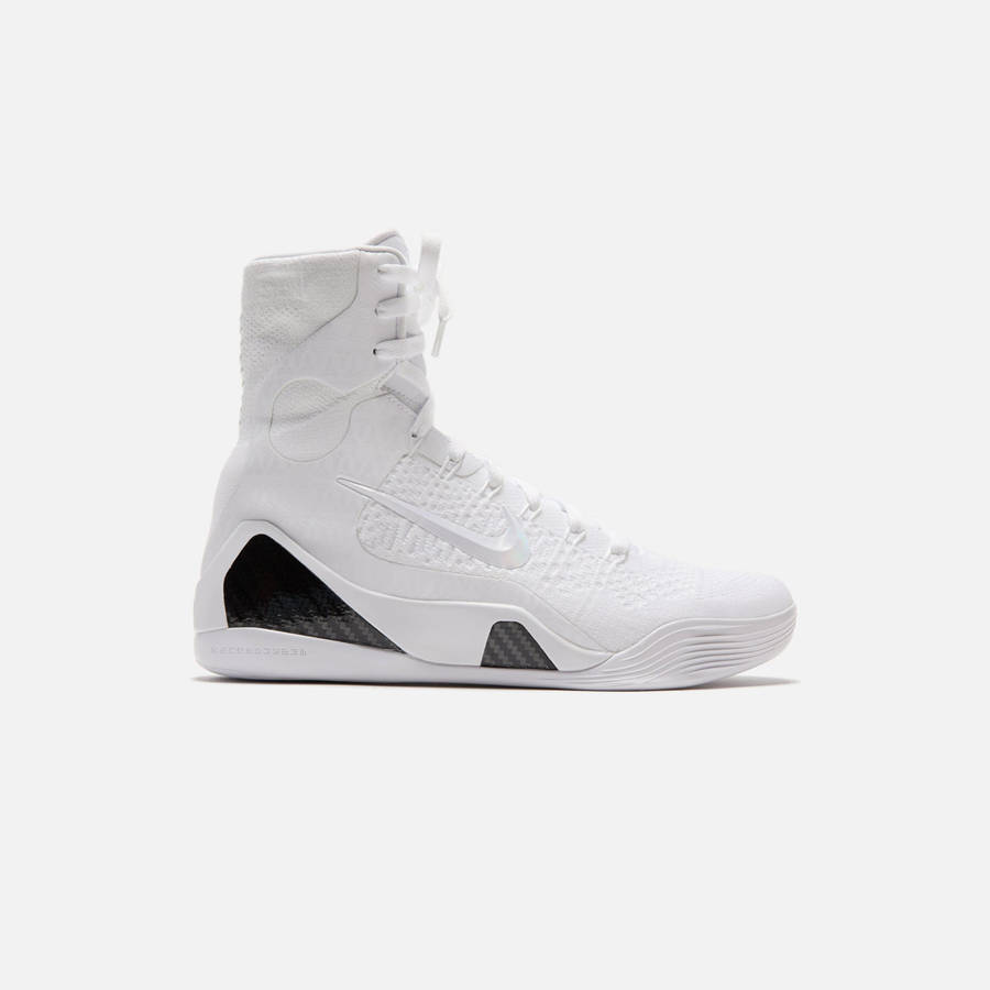 White Men Kith Nike Kobe 9 Elite High Protro Sneakers | 1247-RHXBK
