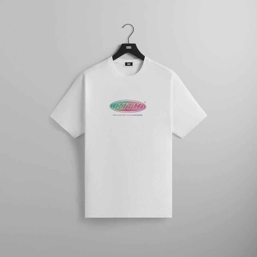 White Men Kith Ombre Circuit T-Shirt | 7183-TJYVE