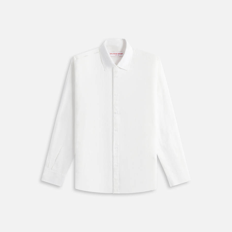 White Men Kith Orlebar Brown Justin Shirts | 1752-XPWKF
