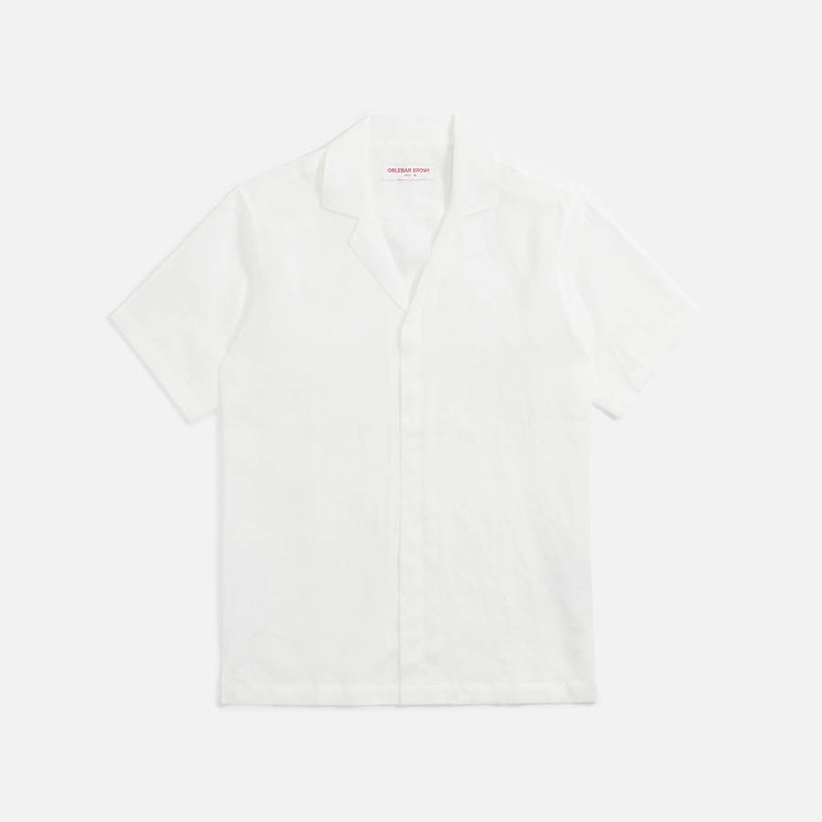 White Men Kith Orlebar Brown Maitan Shirts | 9173-JBRTO