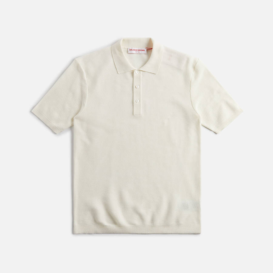 White Men Kith Orlebar Brown Maranon Cloud Shirts | 5296-EZAVB