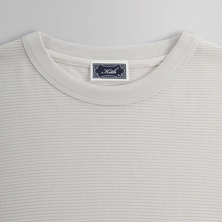 White Men Kith Pointelle Mesh Leonard Pocket Shirts | 5631-EWTZD