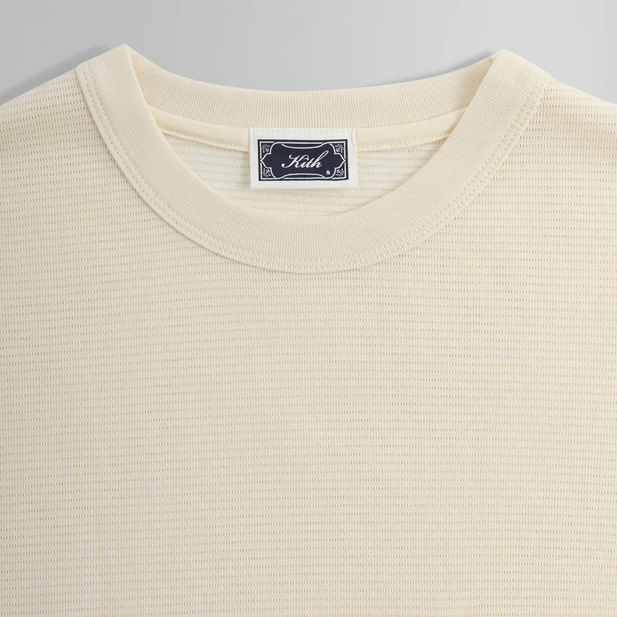 White Men Kith Pointelle Mesh Leonard Pocket Shirts | 7269-AEMTP