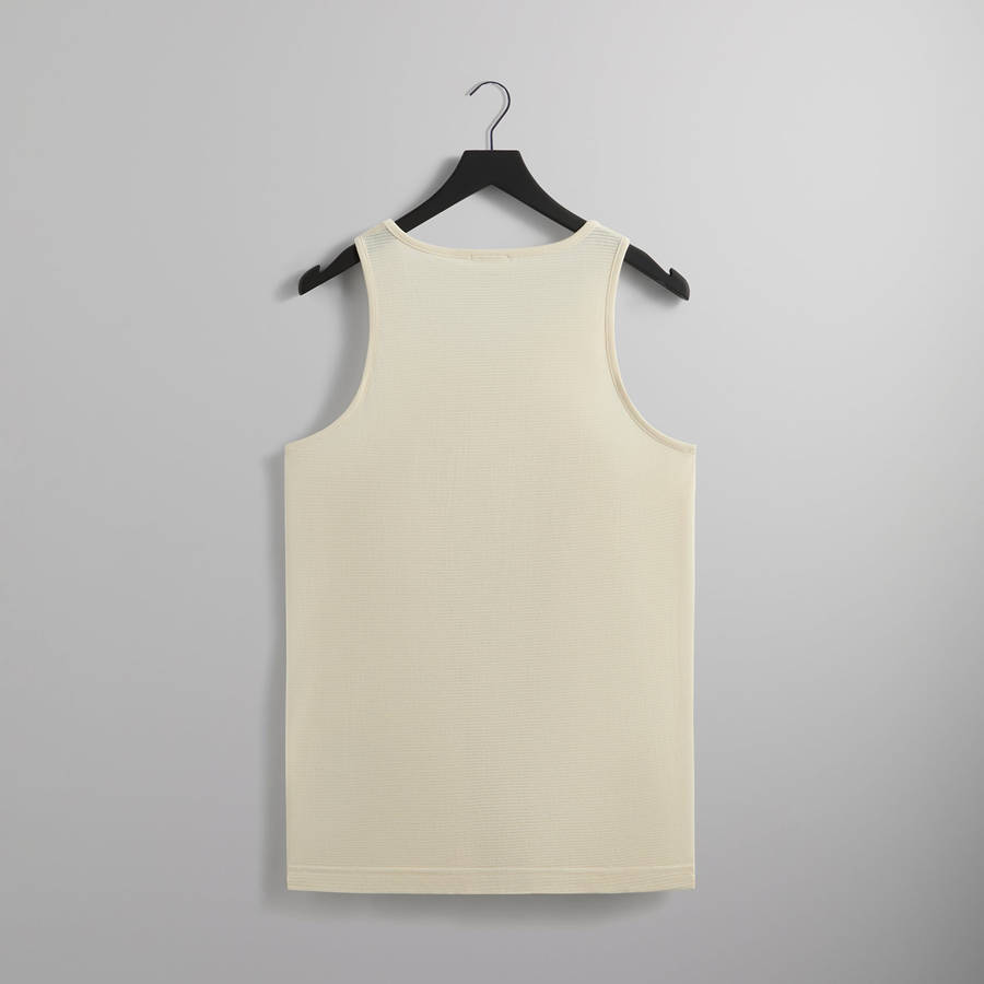White Men Kith Pointelle Mesh Spencer Tank Shirts | 3527-KHBUS