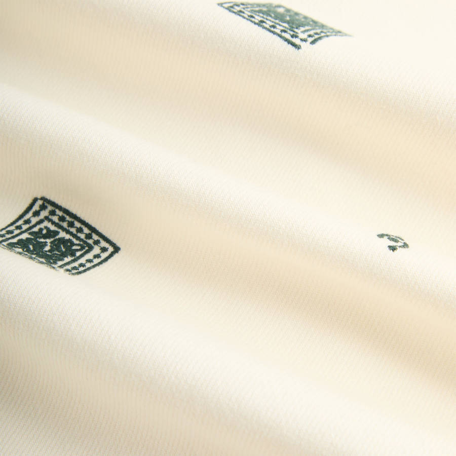 White Men Kith Raw Hem Denim Apollo Shirts | 3980-KCRZQ
