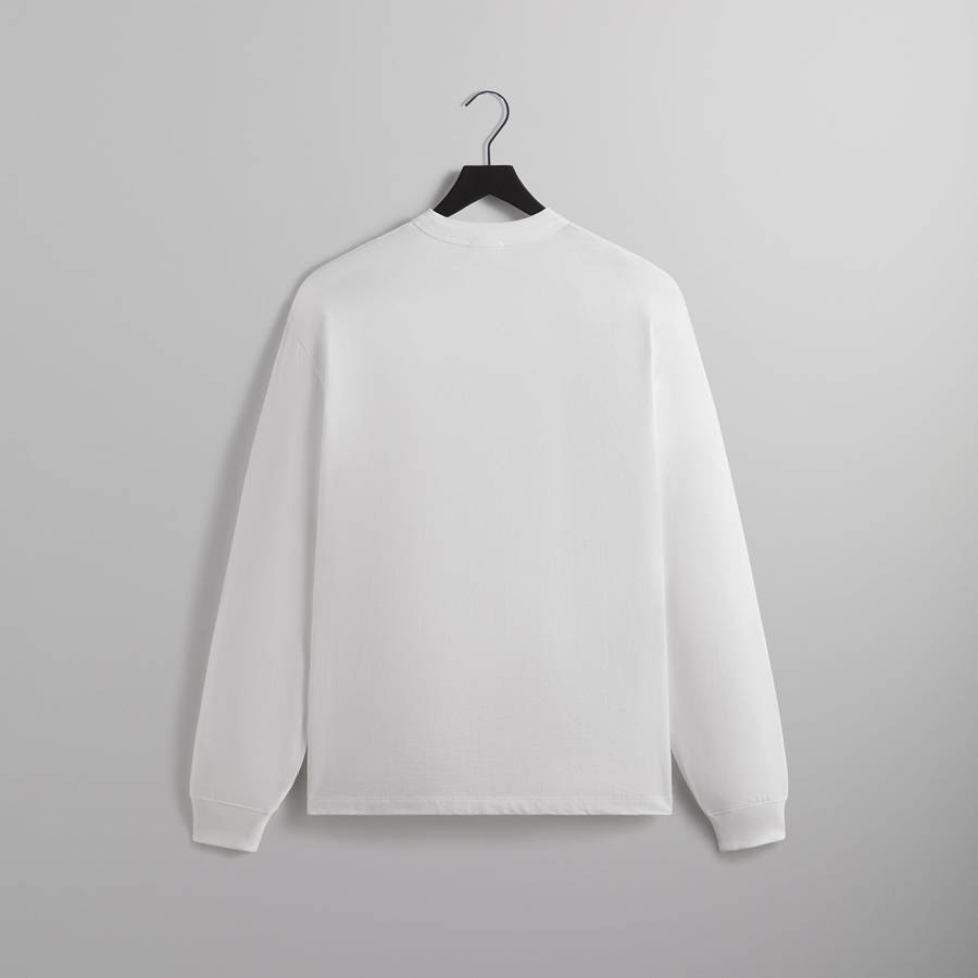 White Men Kith Ribbon Long Sleeve Shirts | 7823-UXOVF