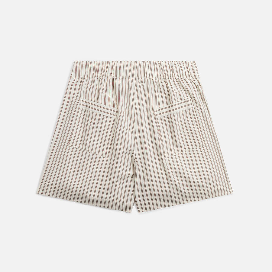 White Men Kith Tekla Poplin Pajama Shorts | 0369-DSARW