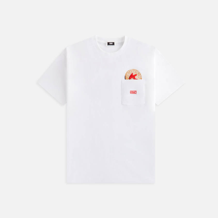 White Men Kith Treats Jelly Doughnut Pocket T-Shirt | 4102-ISKMJ