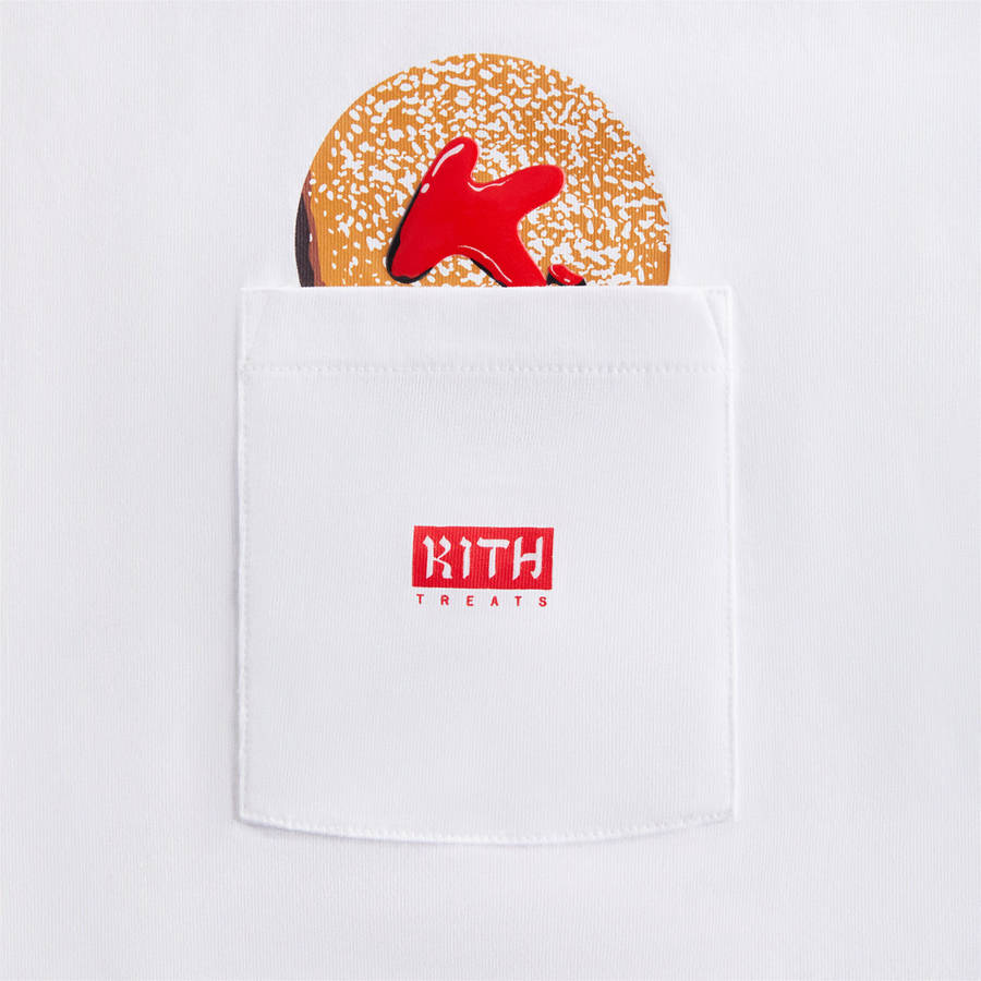 White Men Kith Treats Jelly Doughnut Pocket Shirts | 8129-EXWRZ