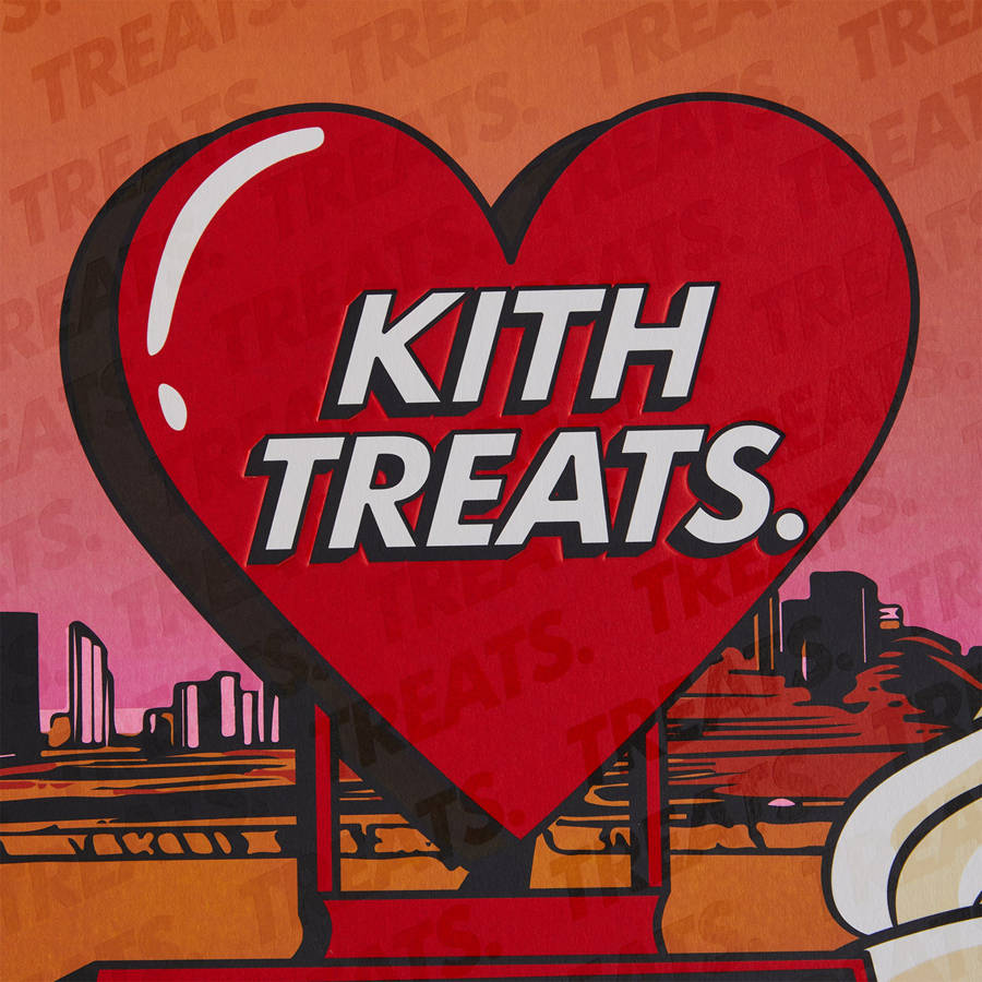 White Men Kith Treats Strawberry T-Shirt | 3652-QNJDV