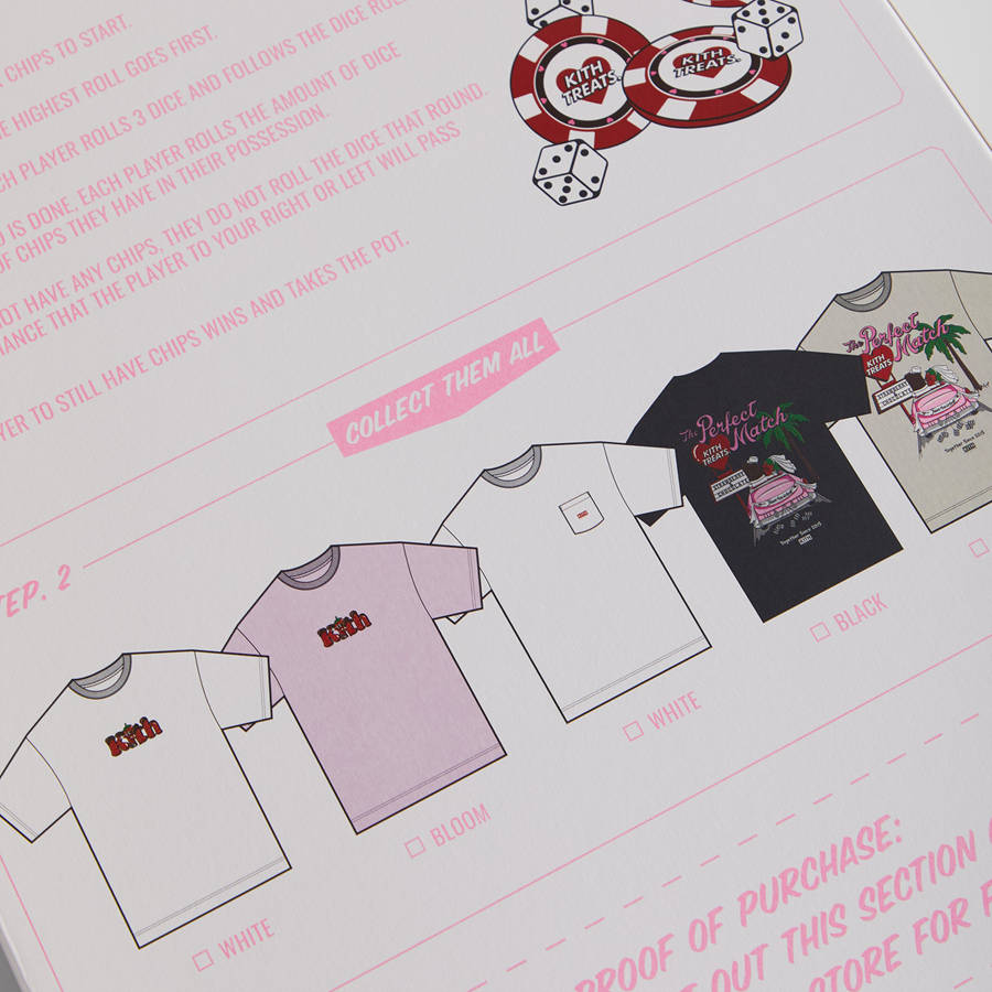 White Men Kith Treats Strawberry T-Shirt | 3652-QNJDV