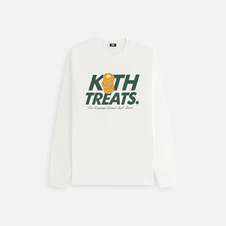 White Men Kith Treats Waffle Vintage Long Sleeve Shirts | 2753-NYUEF