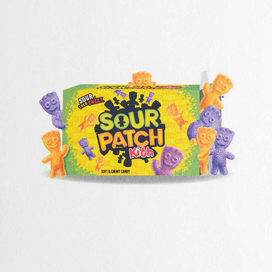 White Men Kith Treats for SOUR PATCH KIDS® Candy Box Vintage T-Shirt | 9765-LPZUB