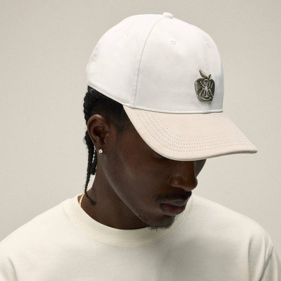 White Men Kith Two Tone Suede Brim Aaron Classic Cap | 9632-RKXMY