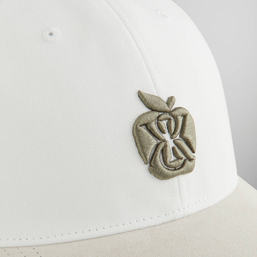 White Men Kith Two Tone Suede Brim Aaron Classic Cap | 9632-RKXMY
