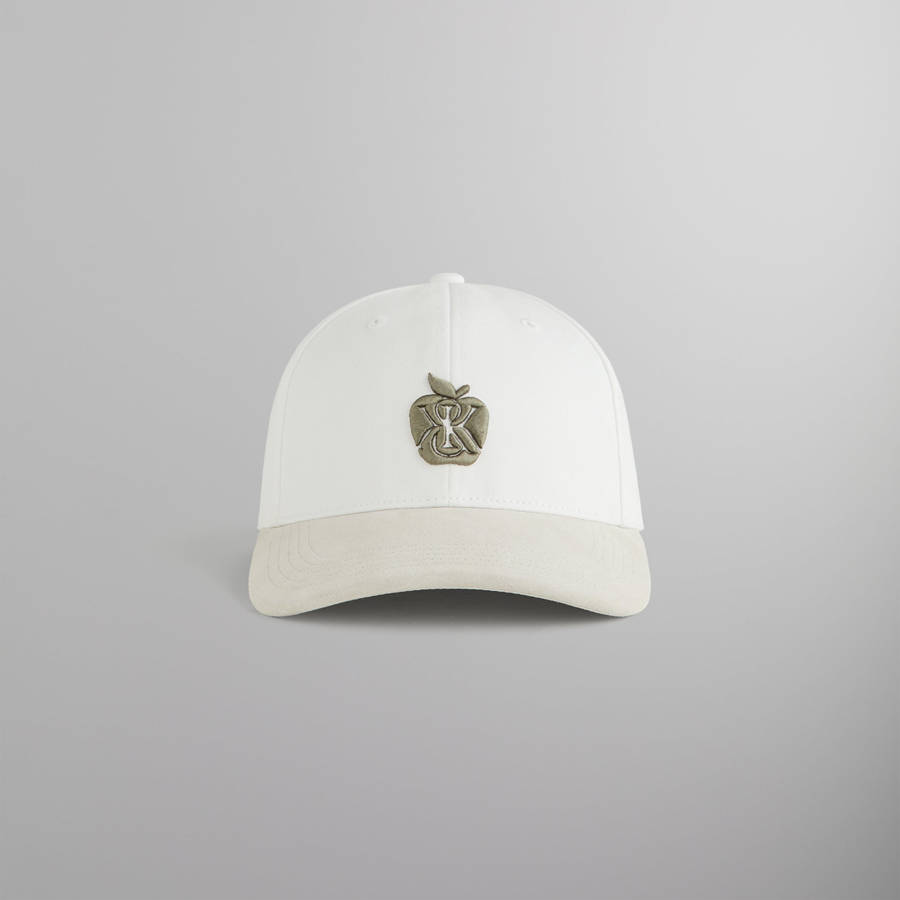White Men Kith Two Tone Suede Brim Aaron Classic Cap | 9632-RKXMY