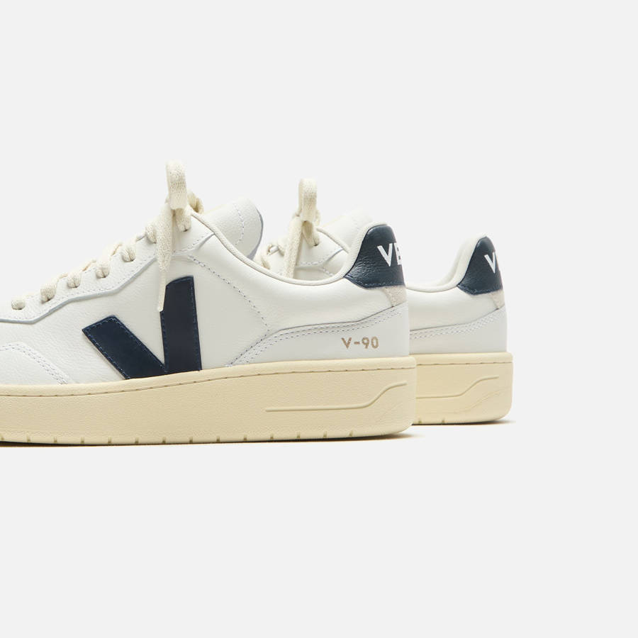 White Men Kith Veja V-90 Sneakers | 0346-ACGHN