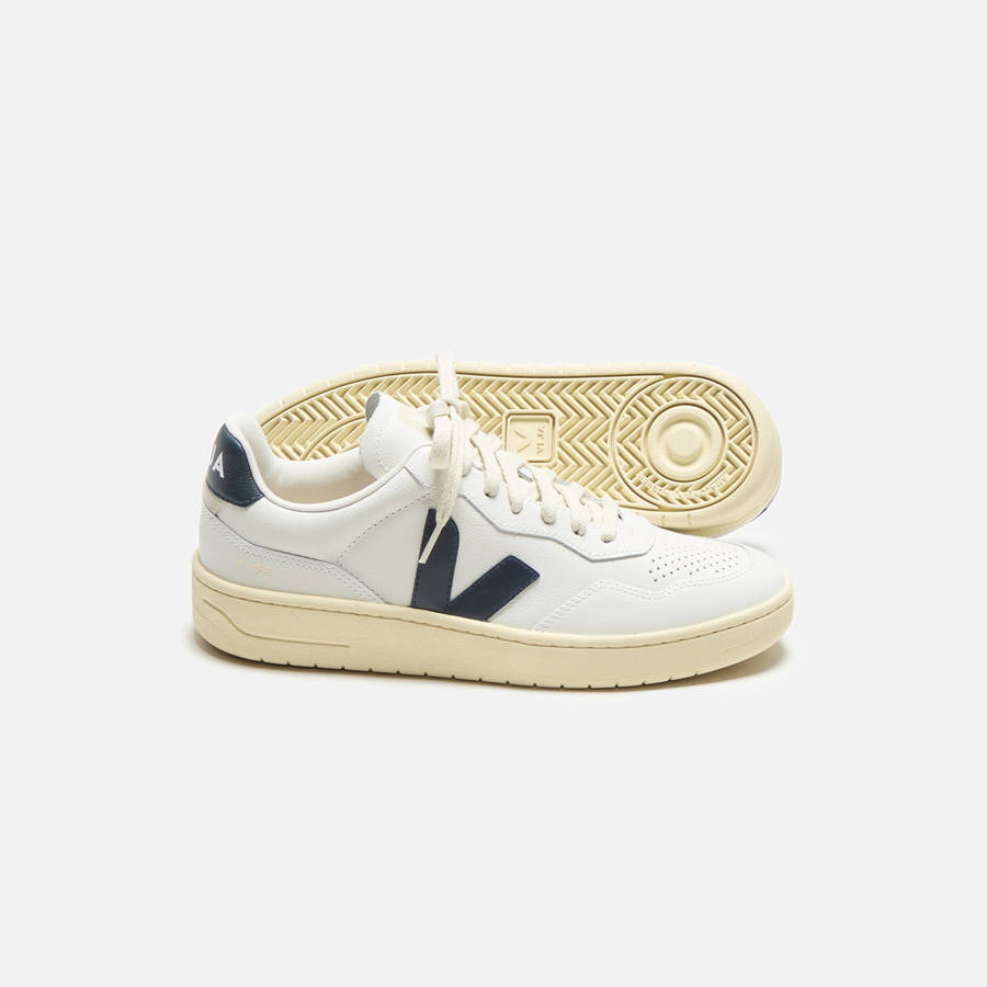 White Men Kith Veja V-90 Sneakers | 0346-ACGHN