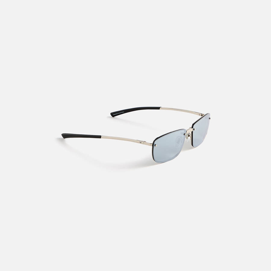 White Men Kith Vintage Frames VF Celebrity 24KT White Gold Sunglasses | 1082-JIWUH