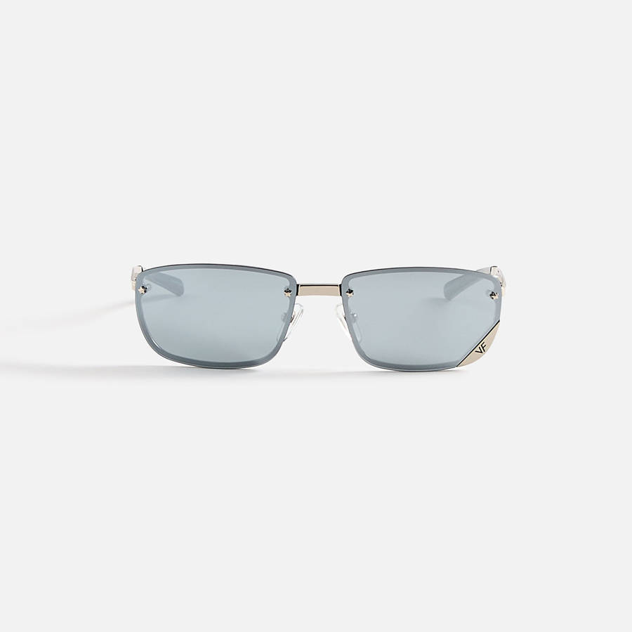 White Men Kith Vintage Frames VF Celebrity 24KT White Gold Sunglasses | 1082-JIWUH