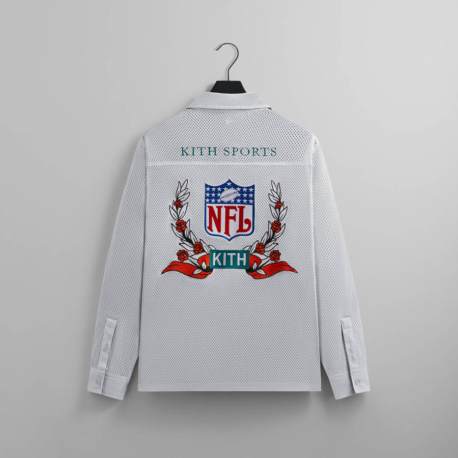 White Men Kith and '47 for the NFL: Dolphins Reversible Ginza Shirts | 0219-OQJVK
