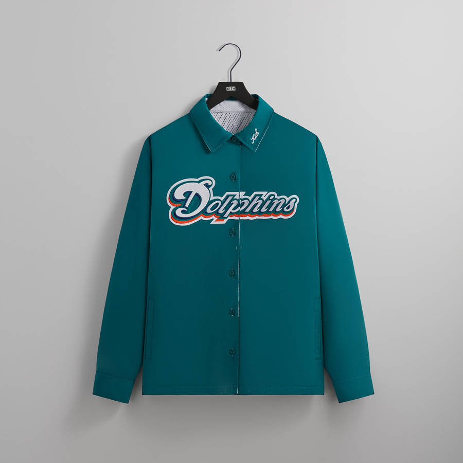 White Men Kith and '47 for the NFL: Dolphins Reversible Ginza Shirts | 0219-OQJVK