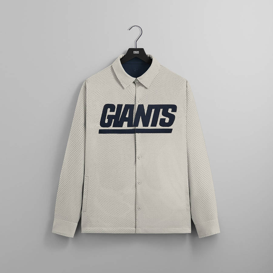 White Men Kith and '47 for the NFL: Giants Reversible Ginza Shirts | 7624-DMPVN