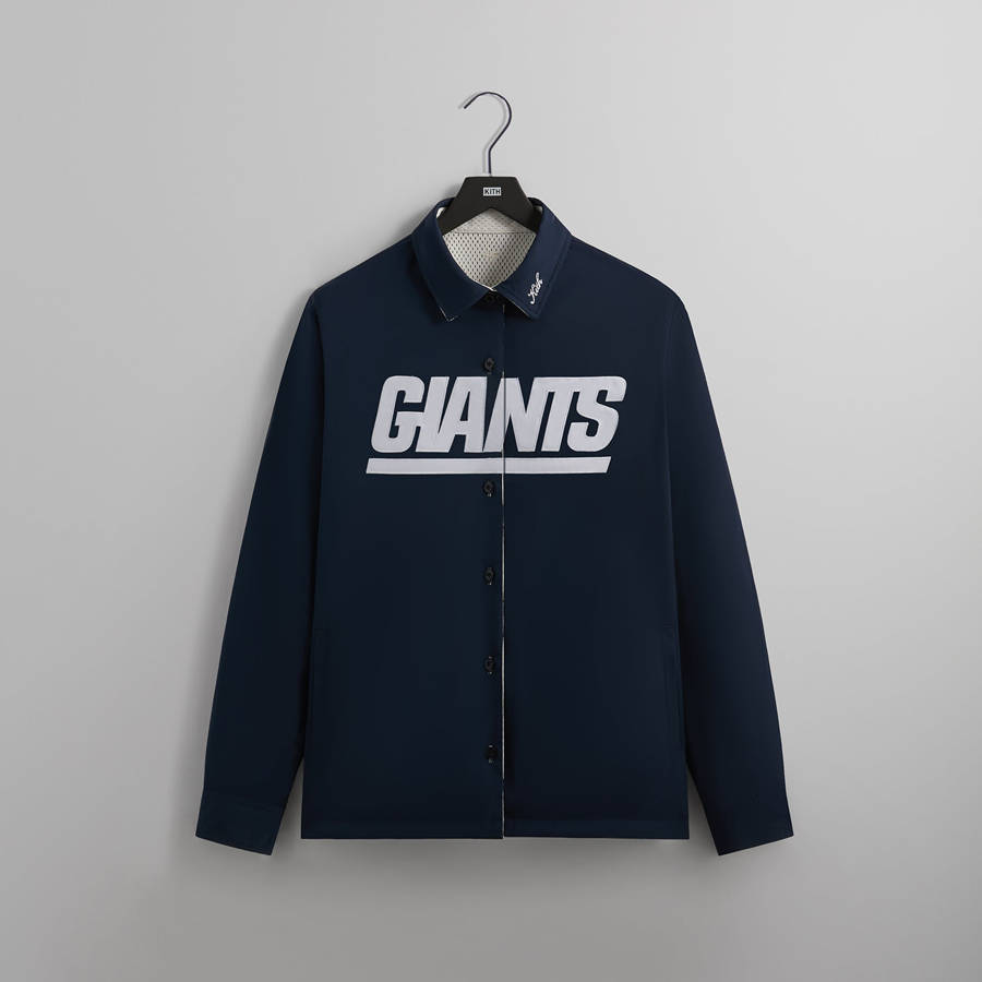 White Men Kith and '47 for the NFL: Giants Reversible Ginza Shirts | 7624-DMPVN