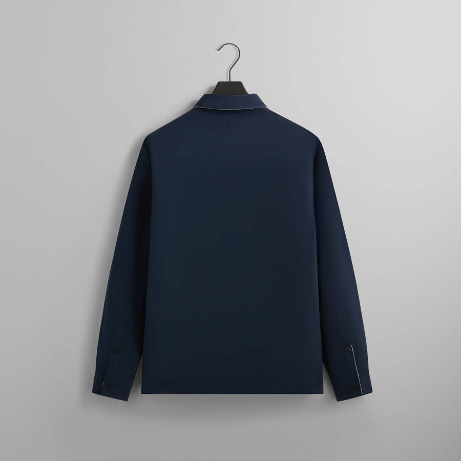 White Men Kith and '47 for the NFL: Giants Reversible Ginza Shirts | 7624-DMPVN
