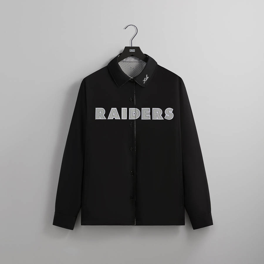 White Men Kith and '47 for the NFL: Raiders Reversible Ginza Shirts | 4096-XVMUP