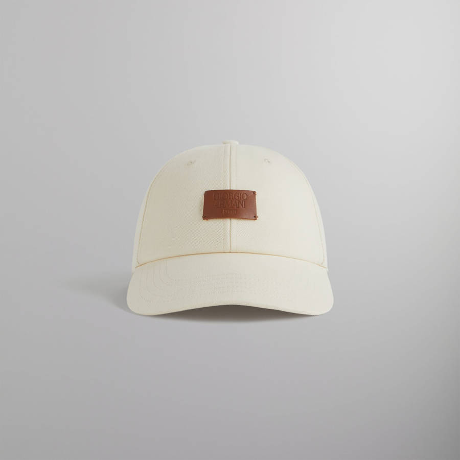 White Men Kith and Giorgio Armani Canvas Baseball Cap | 4168-CMYOJ