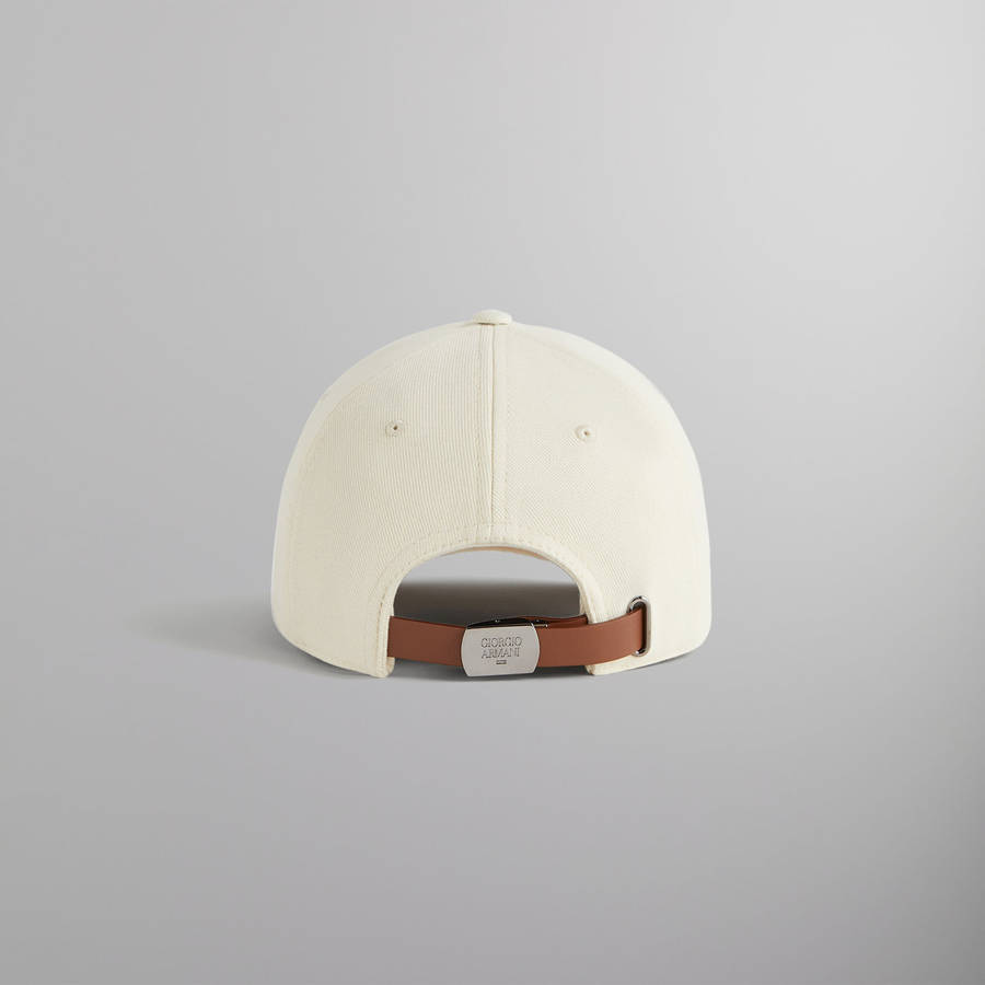 White Men Kith and Giorgio Armani Canvas Baseball Cap | 4168-CMYOJ