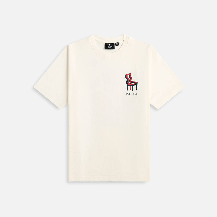 White Men Kith by Parra Face Ball T-Shirt | 5897-LBXDC