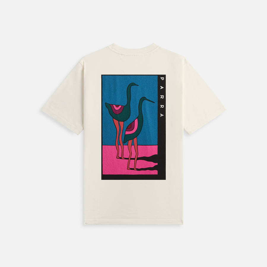 White Men Kith by Parra The Stand Off T-Shirt | 9785-RSAJC