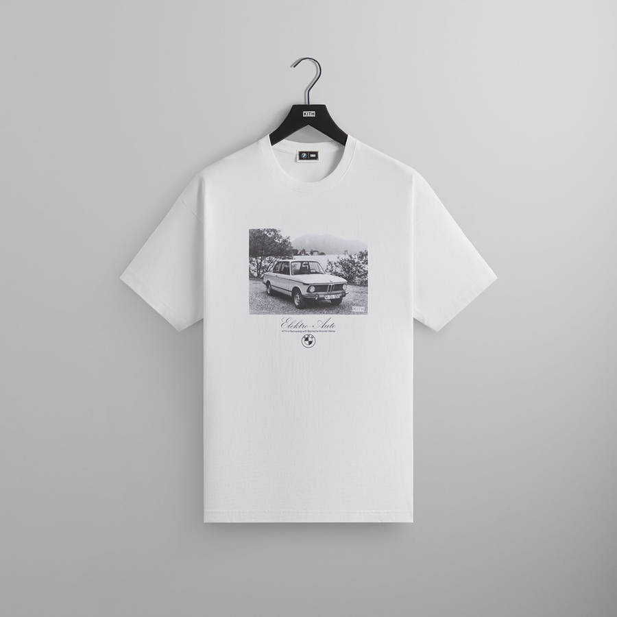 White Men Kith for BMW 1602 Portrait Vintage T-Shirt | 8243-LVOZI