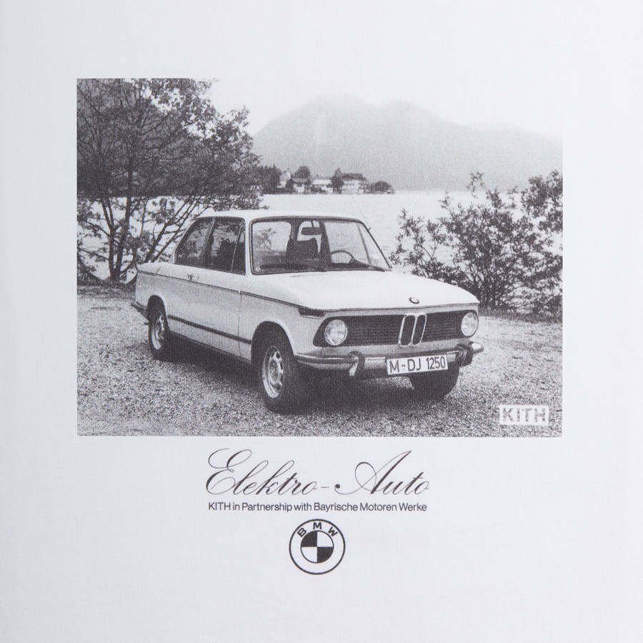 White Men Kith for BMW 1602 Portrait Vintage T-Shirt | 8243-LVOZI